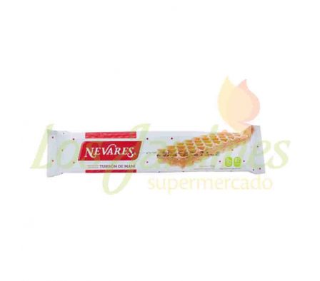 TURRON OBLEA NEVARES RELLENO PASTA MANI 25 G