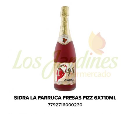 SIDRA LA FARRUCA FRESAS FRIZZ 750 ML