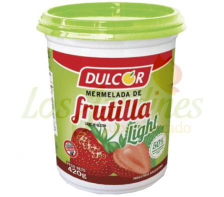 MERMELADA DE FRUTILLA LIGHT DULCOR POTE 420 GR