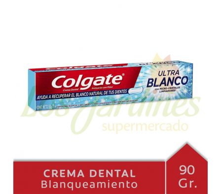 CREMA DENTAL BLANQUEADOR COLGATE 90 GRS.
