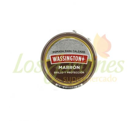 POMADA PARA CALZADO WASSINGTON PREMIUM MARRON 30G
