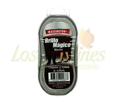 ESPONJA BRILLO WASSINGTON MARRON