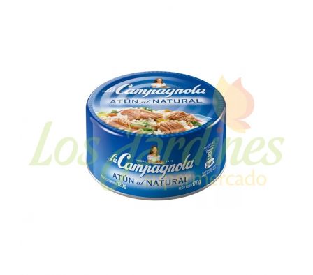 LOMO DE ATUN AL NATURAL LA CAMPAGNOLA 170 GR: