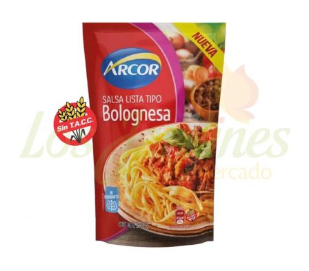 SALSA BOLOGNESA ARCOR 340G