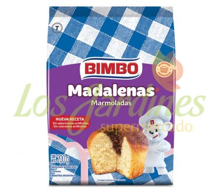MADALENAS BIMBO MARMOLADAS FLOW 200G