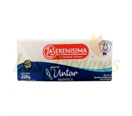 MANTECA LA SERENISIMA 200G