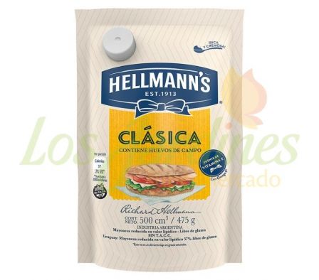 MAYONESA HELLMANNS CLASICA  475 G