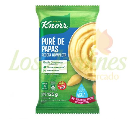 PURE DE PAPAS KNORR LISTO 125G