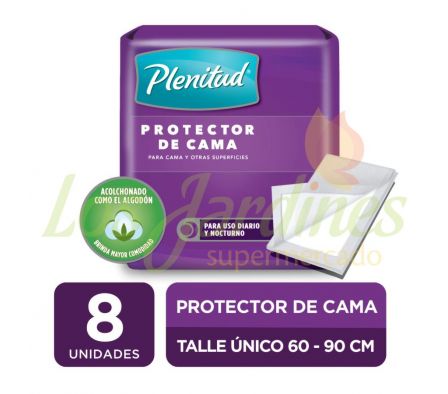 PROTECTOR DE CAMA PLENITUD 60-90CM 8UN