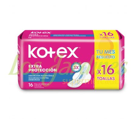 TOALLAS FEMENINAS NORMAL KOTEX 16un