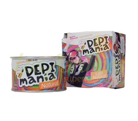 CERA DEPILADORA DEPIMANIA NATURAL KIT X 200GR