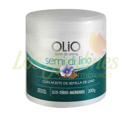 BAÑO D/CREMA OLIO SEMILLA D/LINO 200 GRS