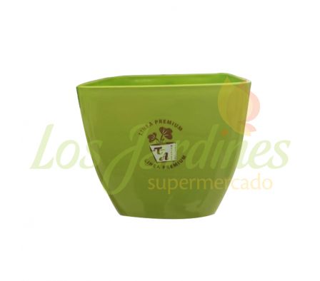 MACETA PREMIUM CUADRADA N°12 LIMA REF. 7877