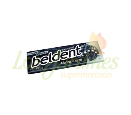 CHICLE BELDENT MENTA FUERTE 10G