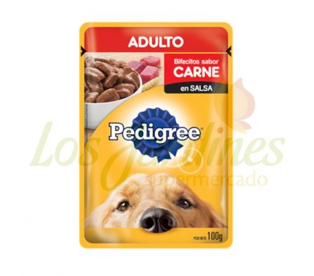 ALIMENTO P/PERRO PEDIGREE ADULTO CARNE 100 GR
