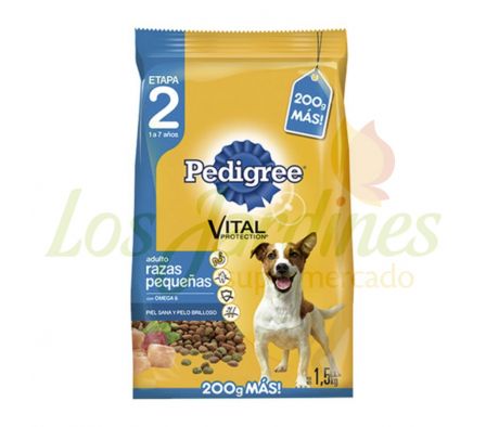 COMIDA P/ PERRO RAZAS PEQUE. CARNE/POLLO. 1,5 KG