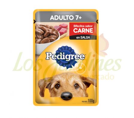 ALIMENTO HUMEDO SACHET ADULTO +7 SABOR CARNE 100