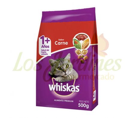 ALIMENTO PARA GATO WHISKAS CARNE 500 GR