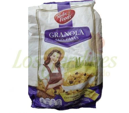 GRANOLA CON PASAS 320 GR