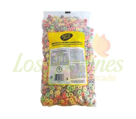 CEREAL NUTRIFOODS ANILLOS DE COLORES FRUTAL 1KG