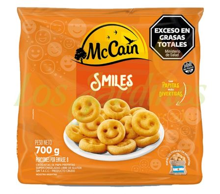 PAPAS FRITAS MCCAIN CLASICAS SMILES 700G