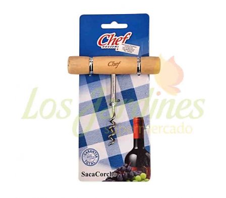 SACACORCHOS CABO DE MADERA REF.37251