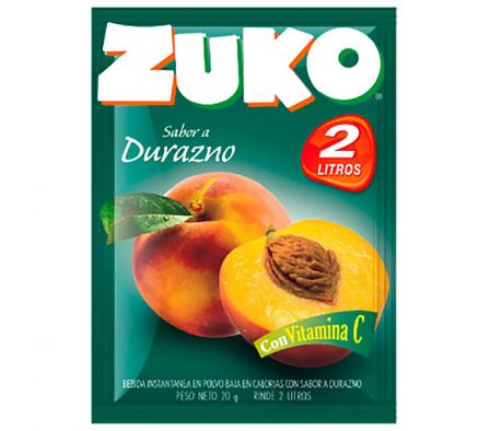 JUGO EN POLVO DE DURAZNO ZUKO 2L