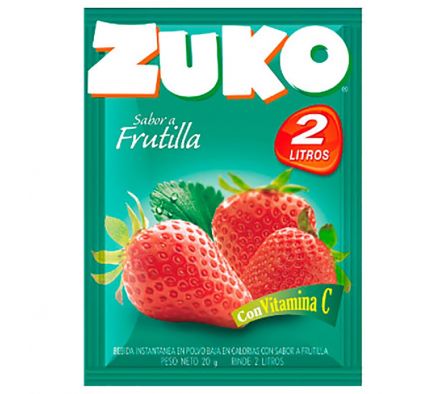 JUGO EN POLVO DE FRUTILLA ZUKO 2L