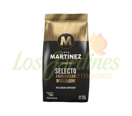 CAFE MARTINEZ TOSTADO MOLIDO EQUILIBRADO 250 G