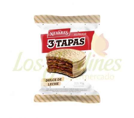 ALFAJOR NEVARES TRIPLE BLANCO 70 GR