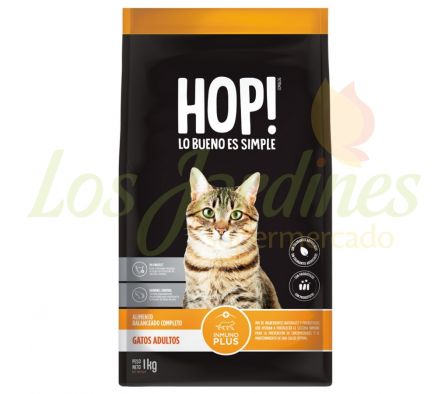 COMIDA PARA GATO ADULTO HOP 1KG