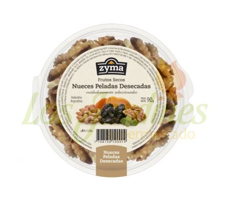 NUECES PELADAS DESECADAS ZYMA 90G