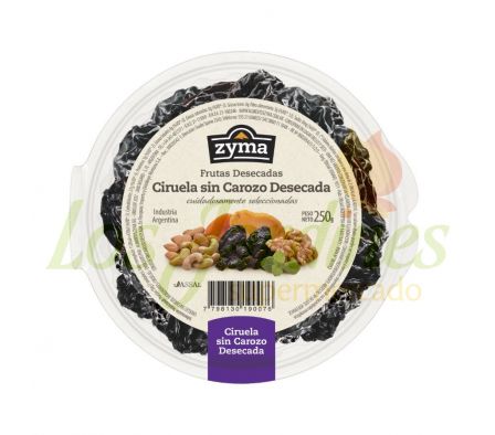 CIRUELA SIN CAROZO ZYMA 250G