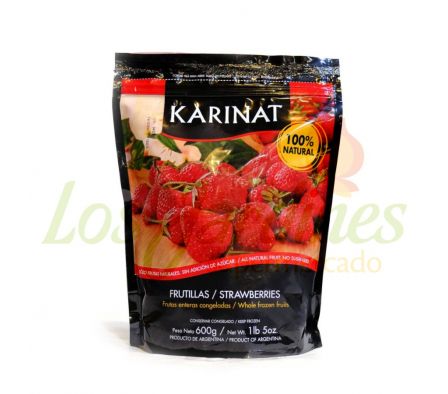 FRUTILLAS CONGELADAS KARINAT 600G