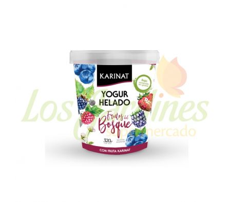 YOGURT HELADO KARINAT FRUTOS DEL BOSQUE 320 GR