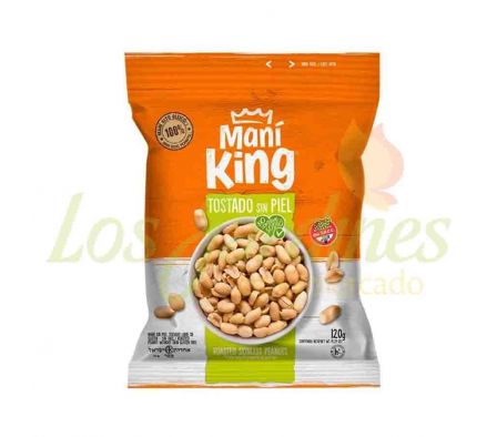 MANI TOSTADO SIN PIEL MANI KING X 120 GR