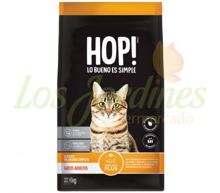 COMIDA PARA GATOS ADULTOS HOP 1KG