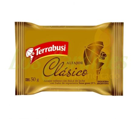 ALFAJOR TERRABUSI CHOCOLATE 50G