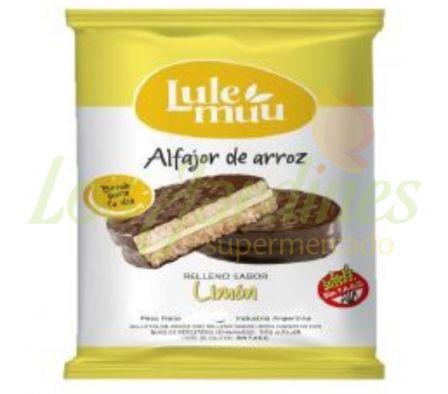 ALFAJOR LULEMUU CHOCOLATE CON LIMON 22G