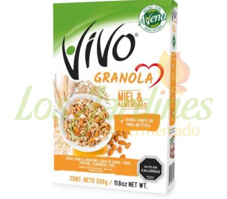 GRANOLA VIVO MIEL & ALMENDRAS 330G
