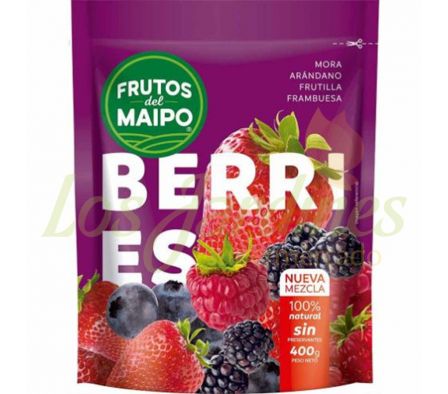 MIX DE BERRIES FRUTOS DEL MAIPO 400 GR-: