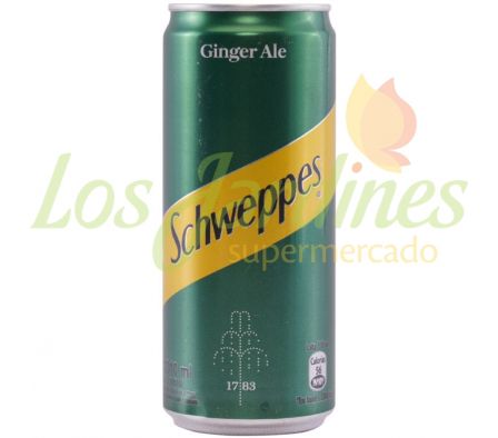 AGUA TONICA SCHWEPPES GINGER ALE LATA 310ML