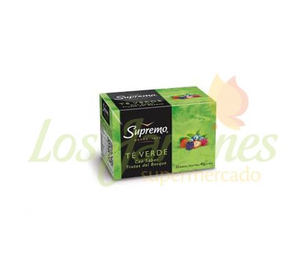 TE VERDE SUPREMO FRUTOS DEL BOSQUE 20 SAQUITOS 40
