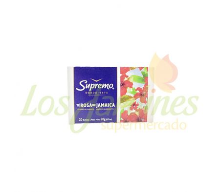 TE SUPREMO ROSA DE JAMAICA 20 SAQUITOS 20G