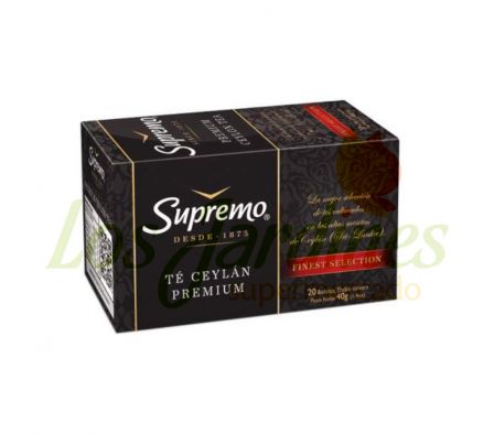 TE SUPREMO CEYLON PREMIUM 20UN 40G