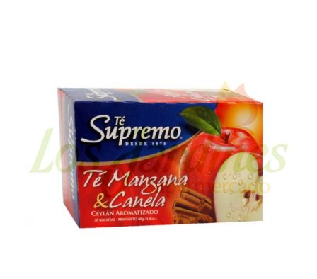 TE SUPREMO MANZANA CON CANELA 20UN 2G