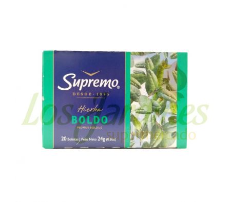TE SUPREMO BOLDO 20 SAQUITOS 24G