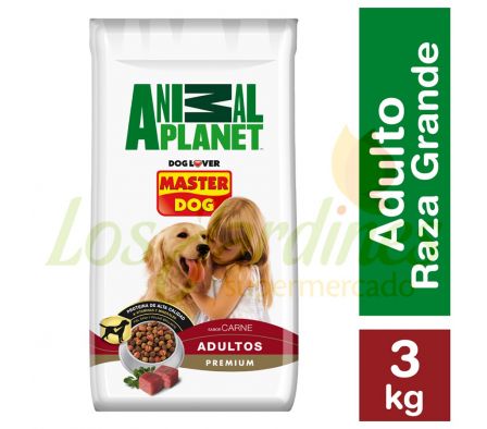 ALIMENTO P/ PERRO MASTER DOG ADULTO CARNE 3KG