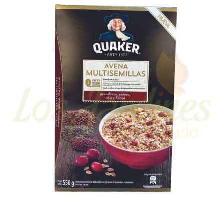 AVENA QUAKER MULTISEMILLAS ARANDANOS 550G