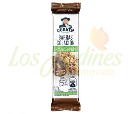 BARRA DE CEREAL QUAKER CHOCOLATE 18 G.